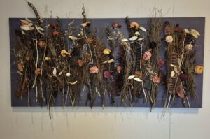 Veld van Paars - botanisch plukveld (122x57cm)