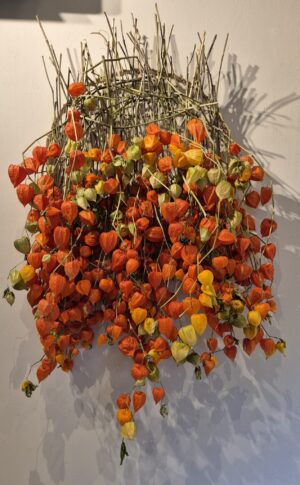 Vlam van Herfst - botanisch wandwerk (122x75 cm)